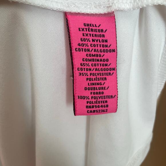 Betsey Johnson Lace Dress Womens Size 12 Peach Pink Peter Pan Collar Preppy - Picture 6 of 6